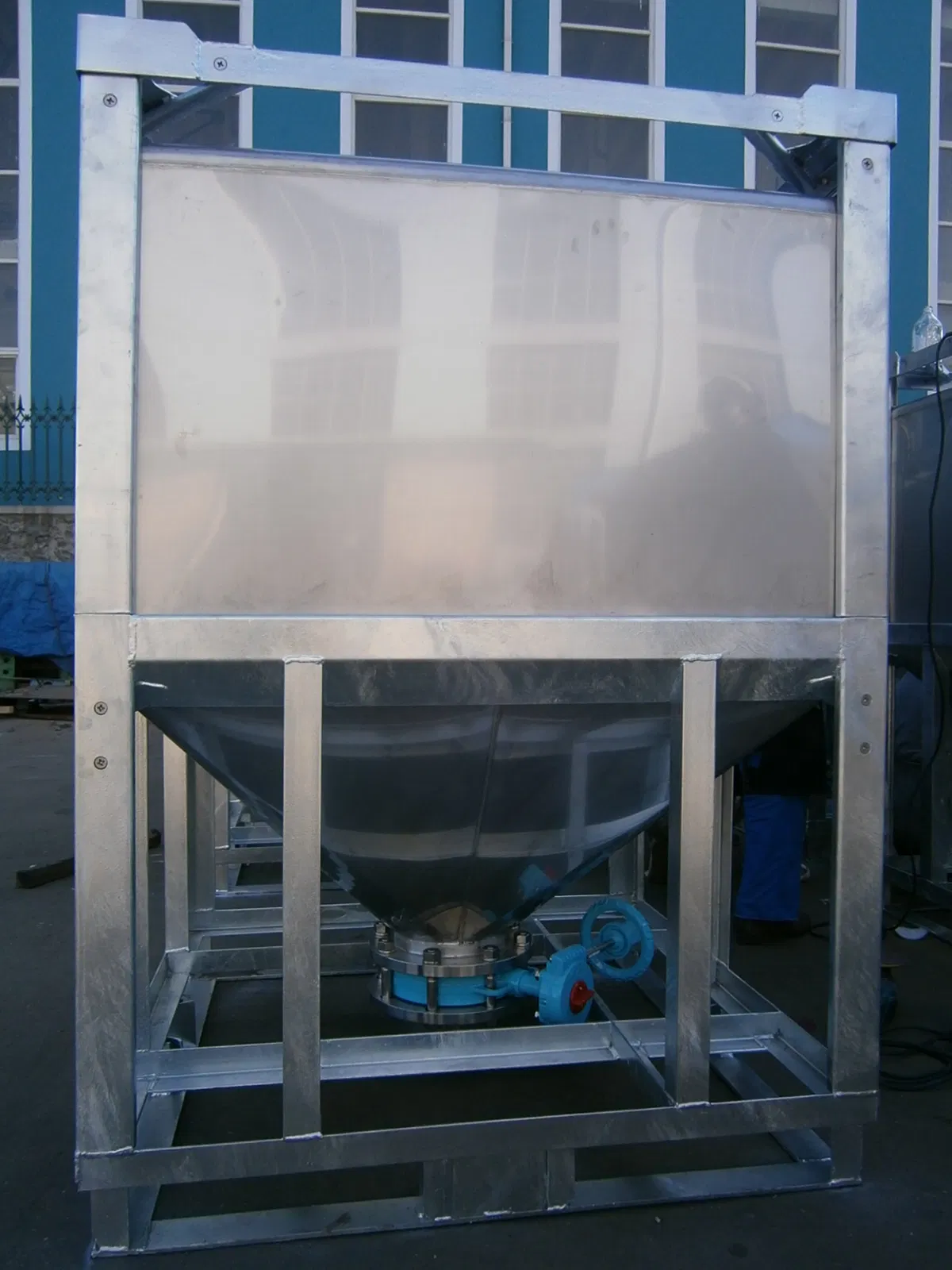 Stainless Steel 1000L Food Grade IBC Powder Storage Solution Tank