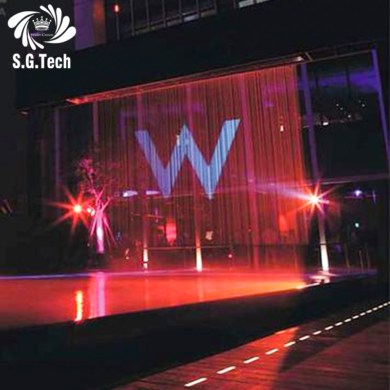 Water Crown Smart Digital Water Curtain Modular Commercial Application