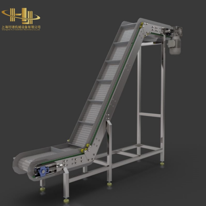 Stainless Steel Potato Chips Climbing Belt Conveyor with Durable, Food-Grade, and Efficient Material Handling Solution
