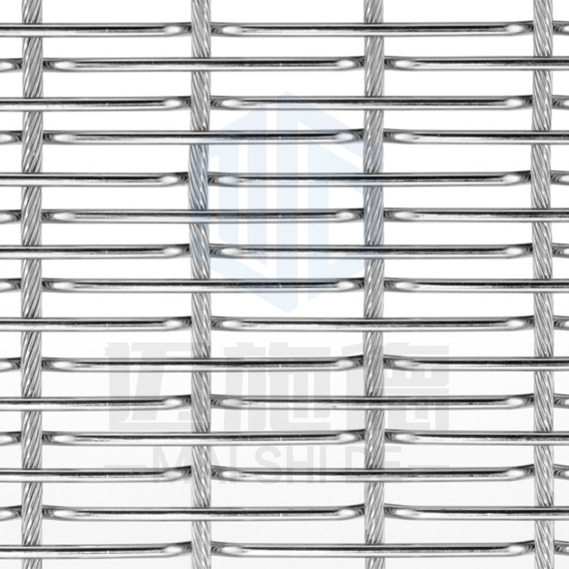 Architectural Ceiling Wholesale Factory Direct Decorative 304 Material Metal Custom Flexible Exterior and Interior Cabled Durable Stainless Steel Wire Mesh