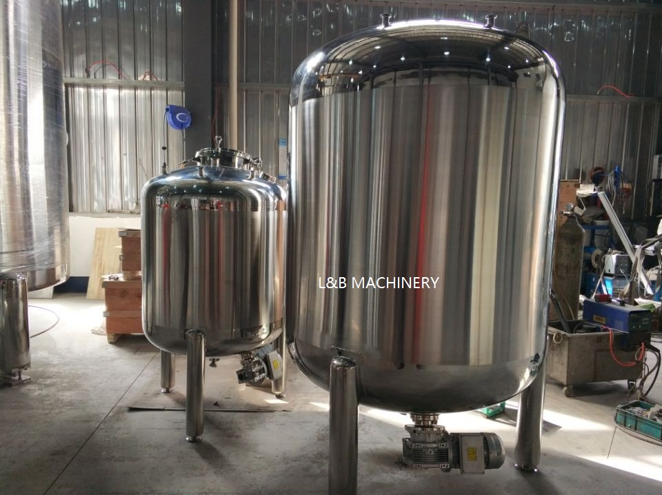 Food Grade Stainless Steel Food Grade Solution Bottom Magnetic Stirrer Mixer Tank