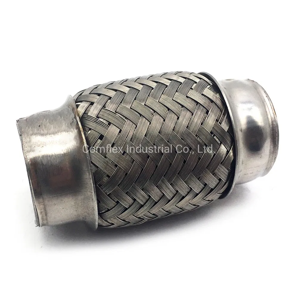 High Quality Stainless Steel Ss201 SS304 Car Flexible Exhaust Bellow Corrugated Pipe Connector Exhaust Pipe
