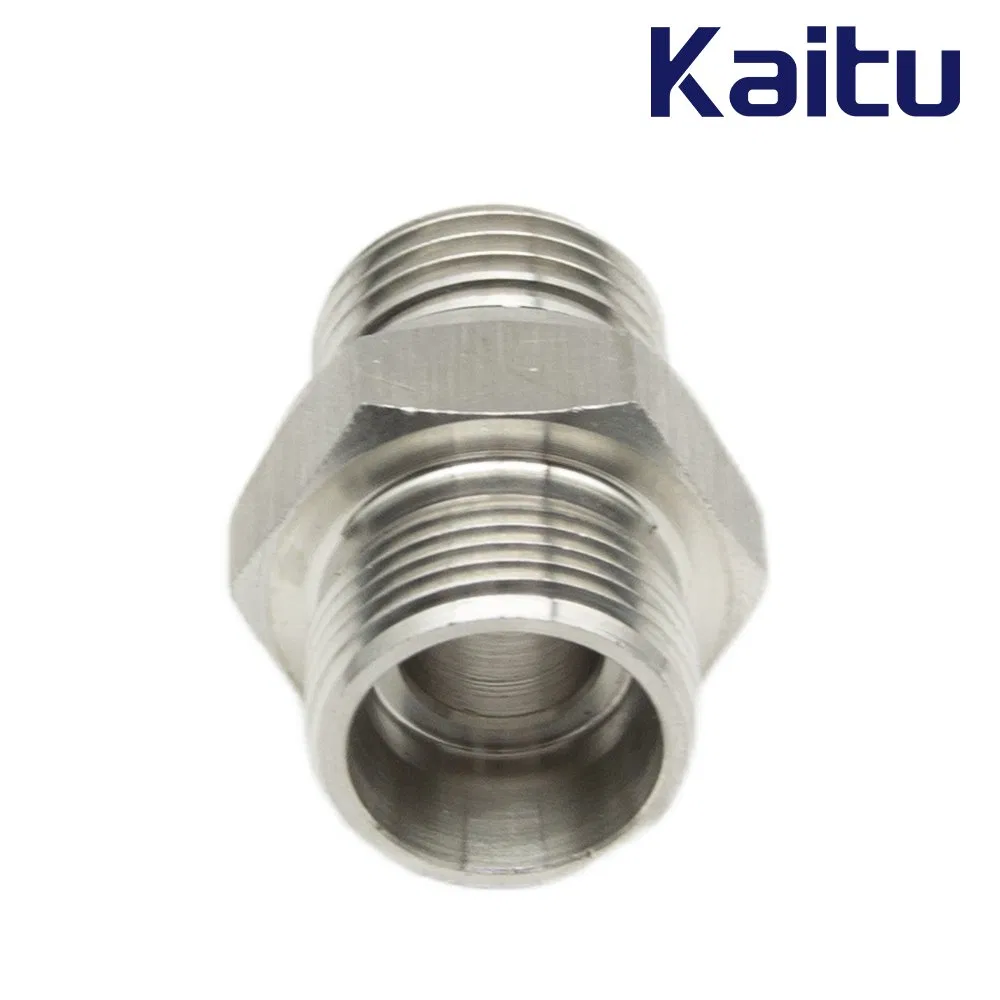 Stainless Steel BSPP Captive Seal Hose Connector - Corrosion Resistant Hydraulic Fitting