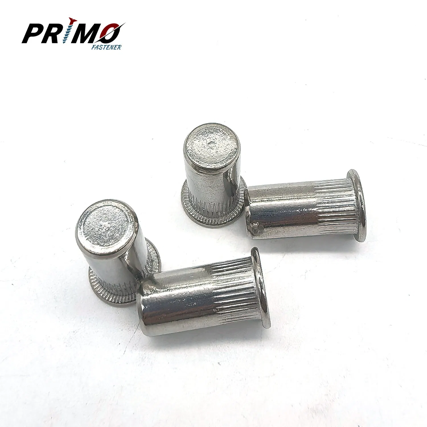 High Strength 304 Stainless Steel Flat Head M4-M12 Rivet Nut for Automotive &amp; Electronics Assembly