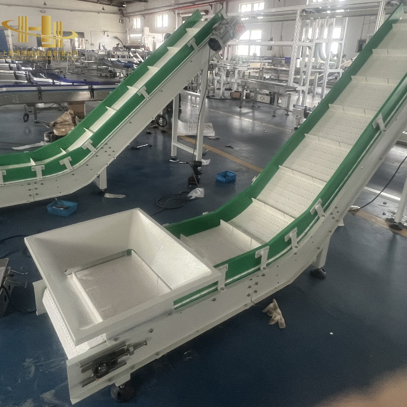 Stainless Steel Potato Chips Climbing Belt Conveyor with Durable, Food-Grade, and Efficient Material Handling Solution