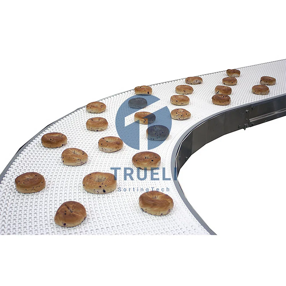Truelisort Food Transport Conveyor Belts Stainless Steel for Food Grade Sorting Solutions
