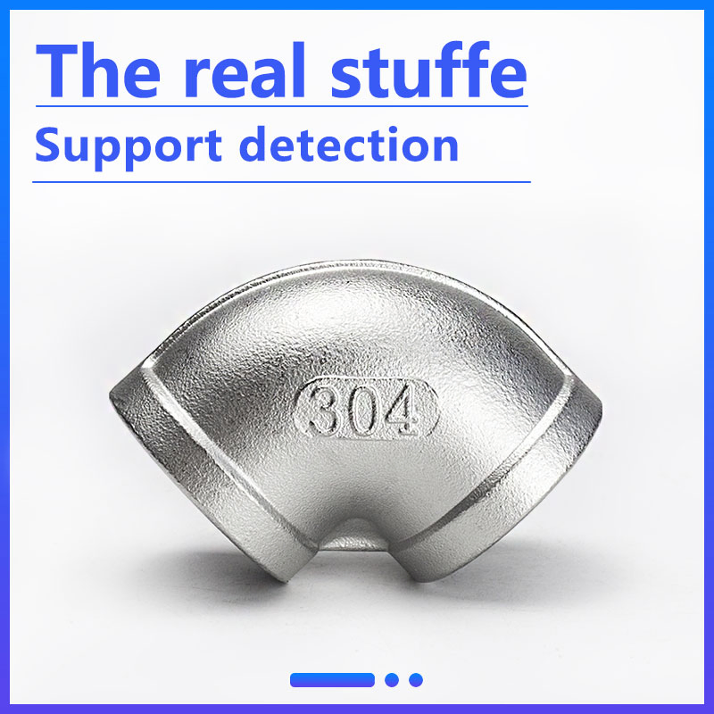 Corrosion-Resistant and Durable Stainless Steel Pipe Fittings Female to Female SS304 Elbow for Pipeline Connection