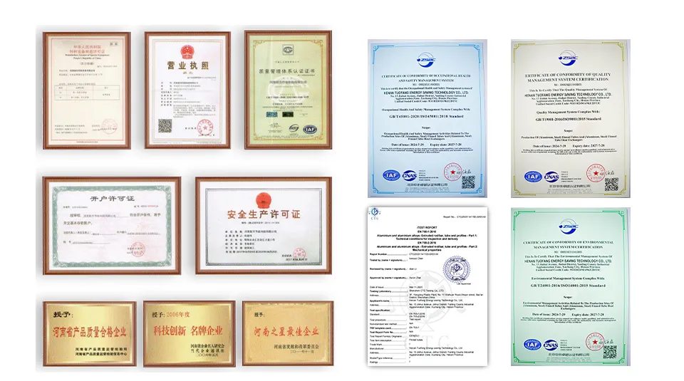 Certifications