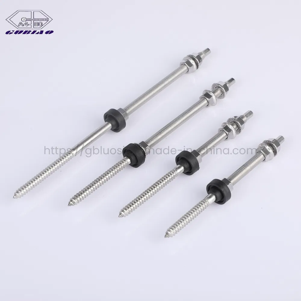 Easy Assembly High Tensile Strength 304 Stainless Steel Double Sided Threaded Stud Bolt