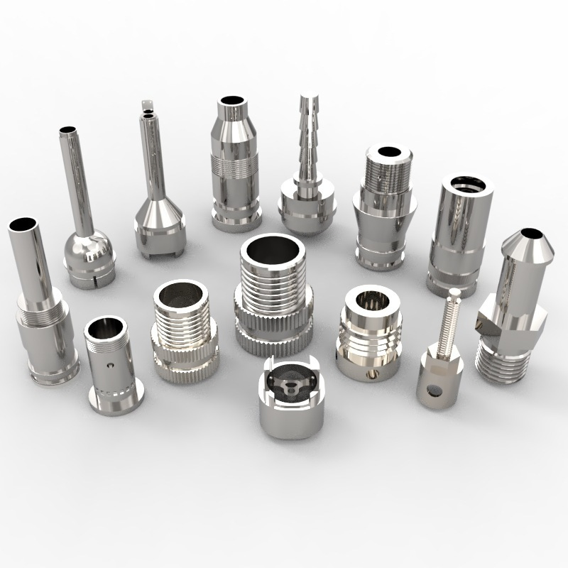 Mechanical Shafts Bearings Processing Walking Center Axis Precision CNC Lathe Stainless Steel Machining Fasteners Bolts Screws Hardware