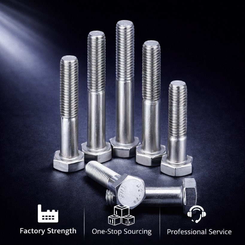 DIN En 14399-4 System Hv High Strength Structural Hexagon Bolt Stainless Steel Preloading Assembly