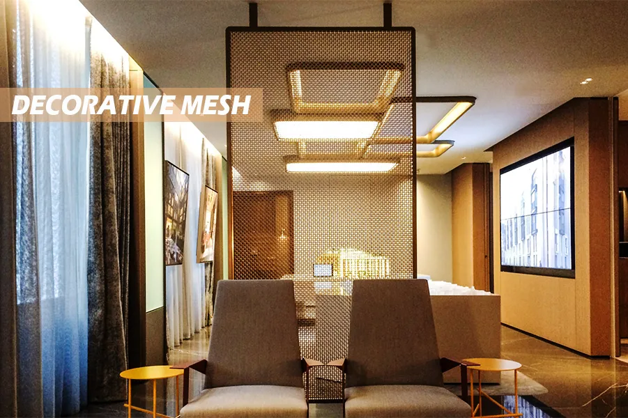 Decorative Metal Mesh Cabinet Inserts