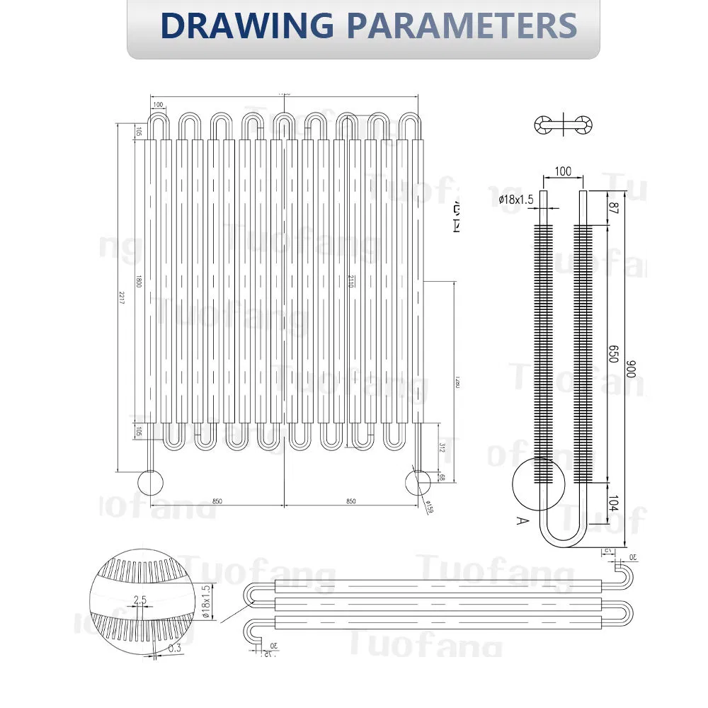 High-Performance Stainless Steel Finned Heating Tube for Industry