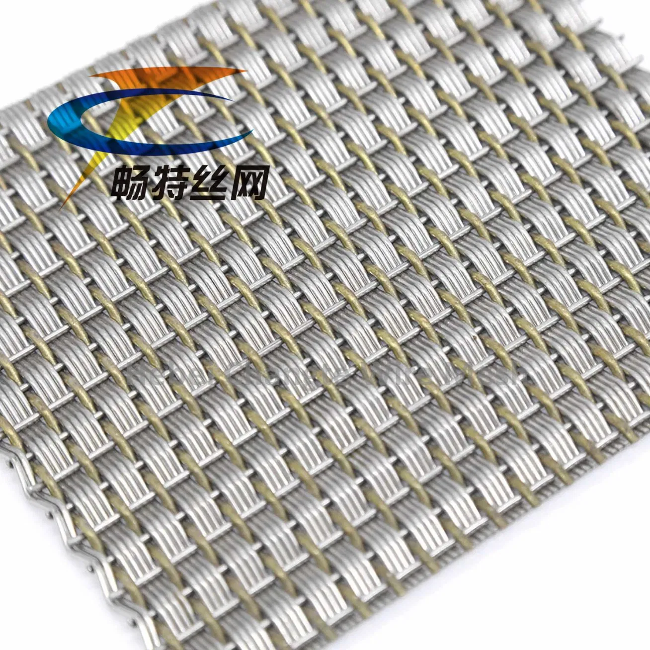 Stainless Steel Decorative Woven Wire Deco Metal Architectural Mesh Screen