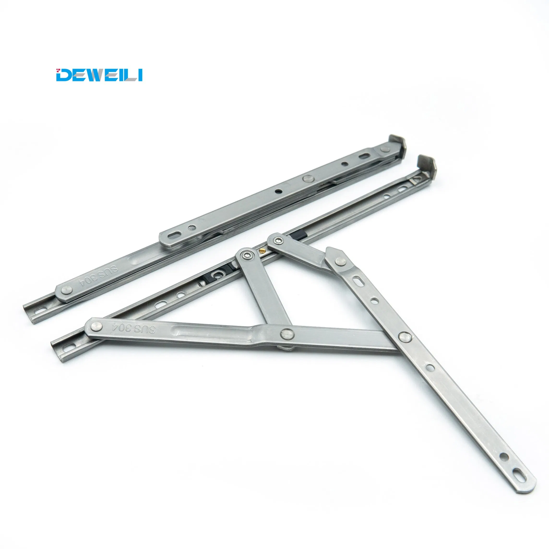 Stainless Steel 4 Bar Window Fastener Hinge UPVC Window Hinge 15mm Groove Friction Stay Hidden Window Hardware