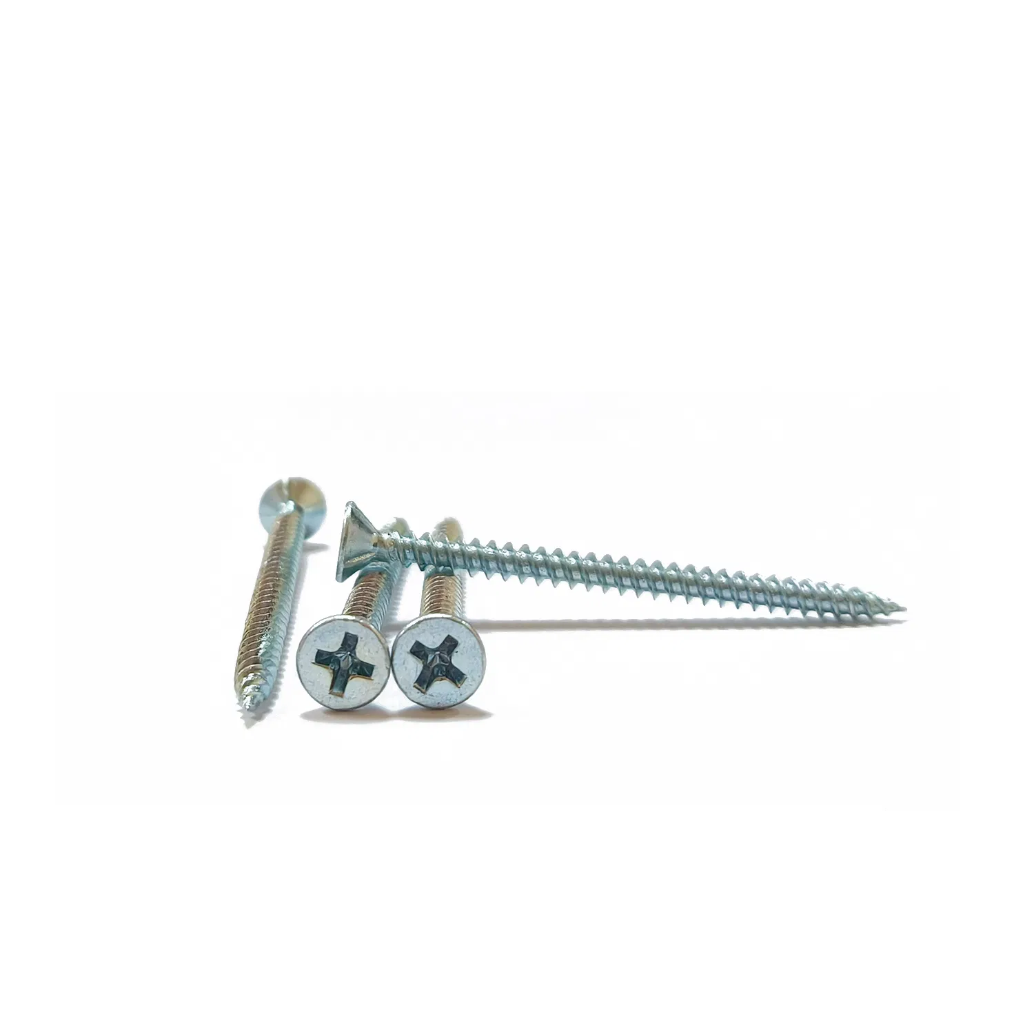 Hardware Fastener Drywall Screwphillips Countersunk Head Screwblue-White Zinc