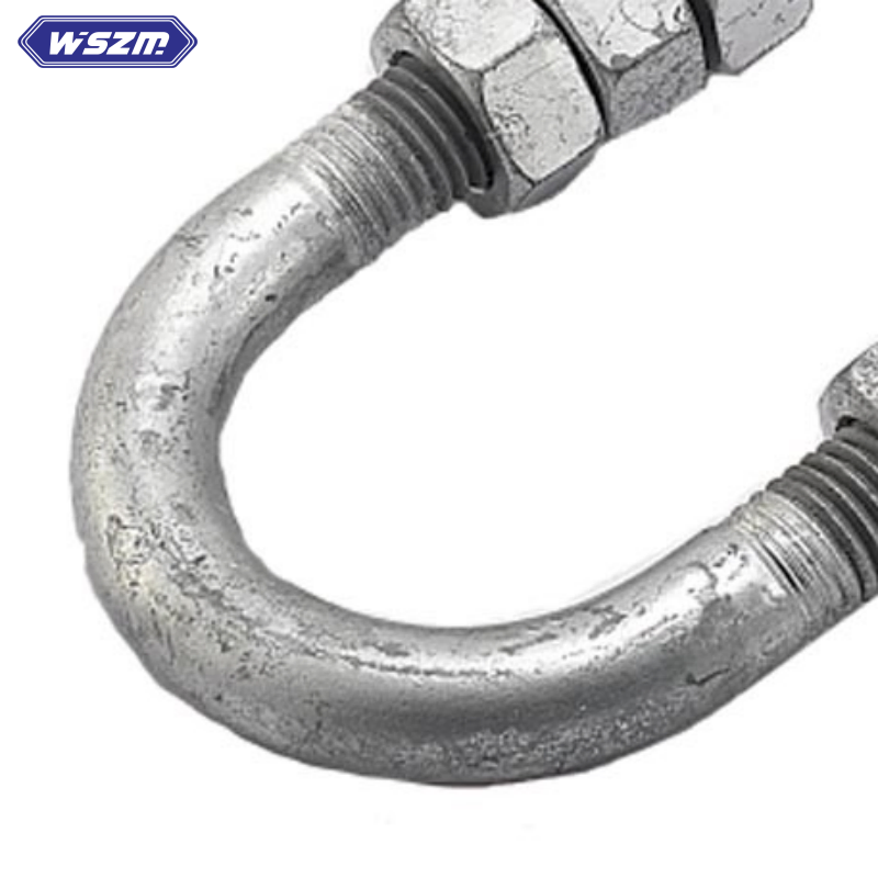 Stainless Steel U-Bolt Line Fastener Fitting Hardware Connector Coupling Wire Transmission Accessories