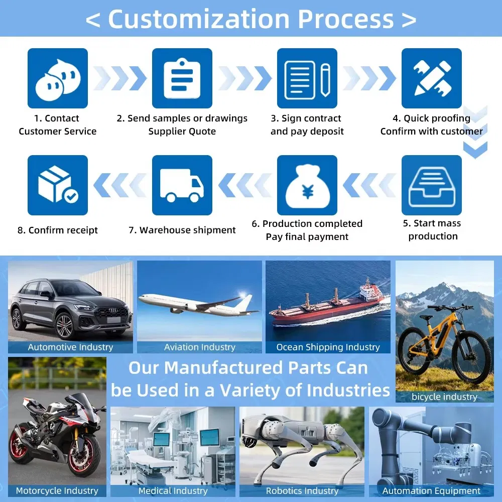 OEM Metal Fabricating Aluminum Stainless Steel Milling Turning Precision CNC Machining Part