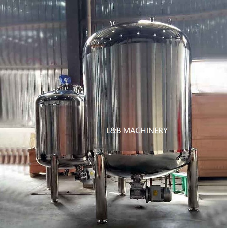 Food Grade Stainless Steel Food Grade Solution Bottom Magnetic Stirrer Mixing Tank