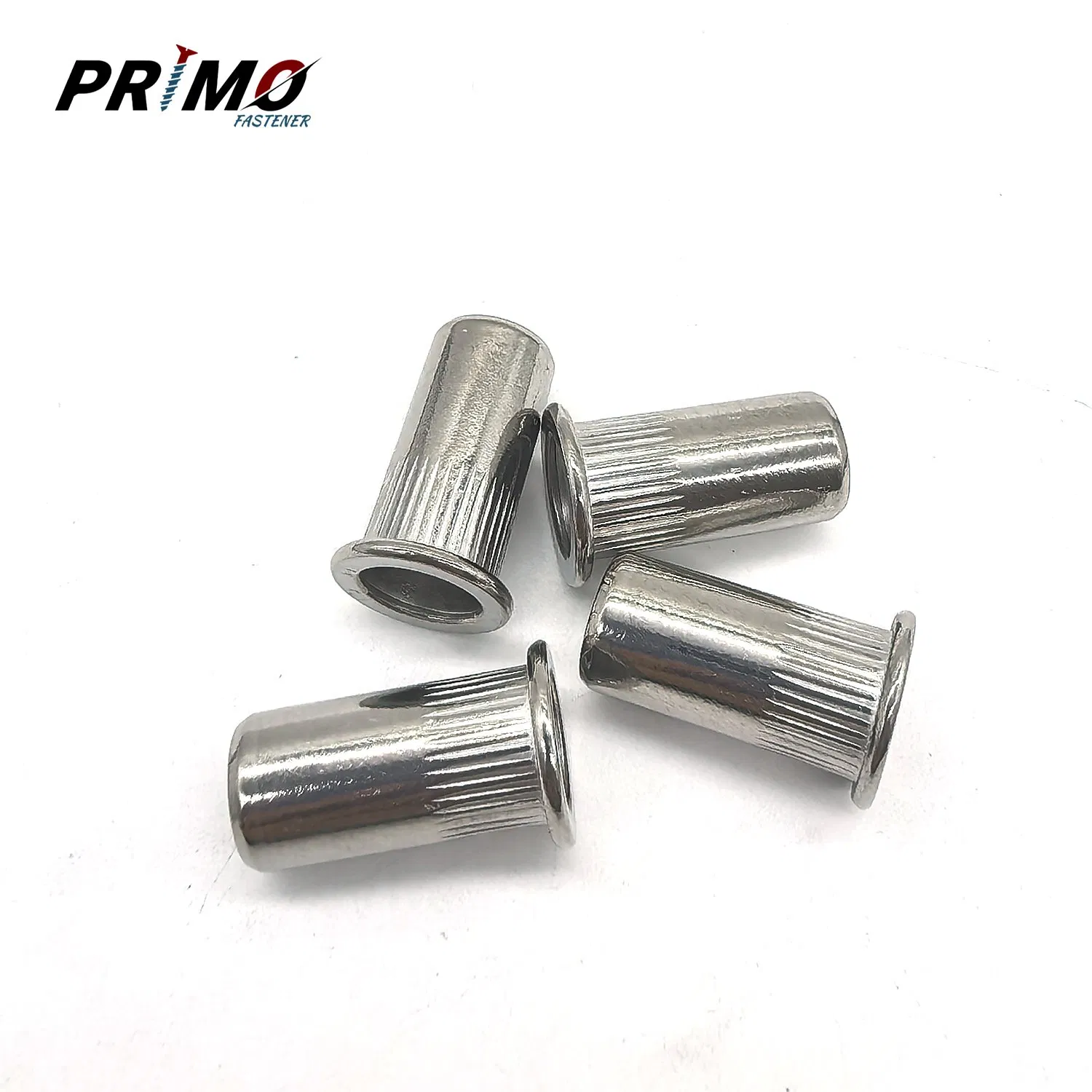 High Strength 304 Stainless Steel Flat Head M4-M12 Rivet Nut for Automotive &amp; Electronics Assembly