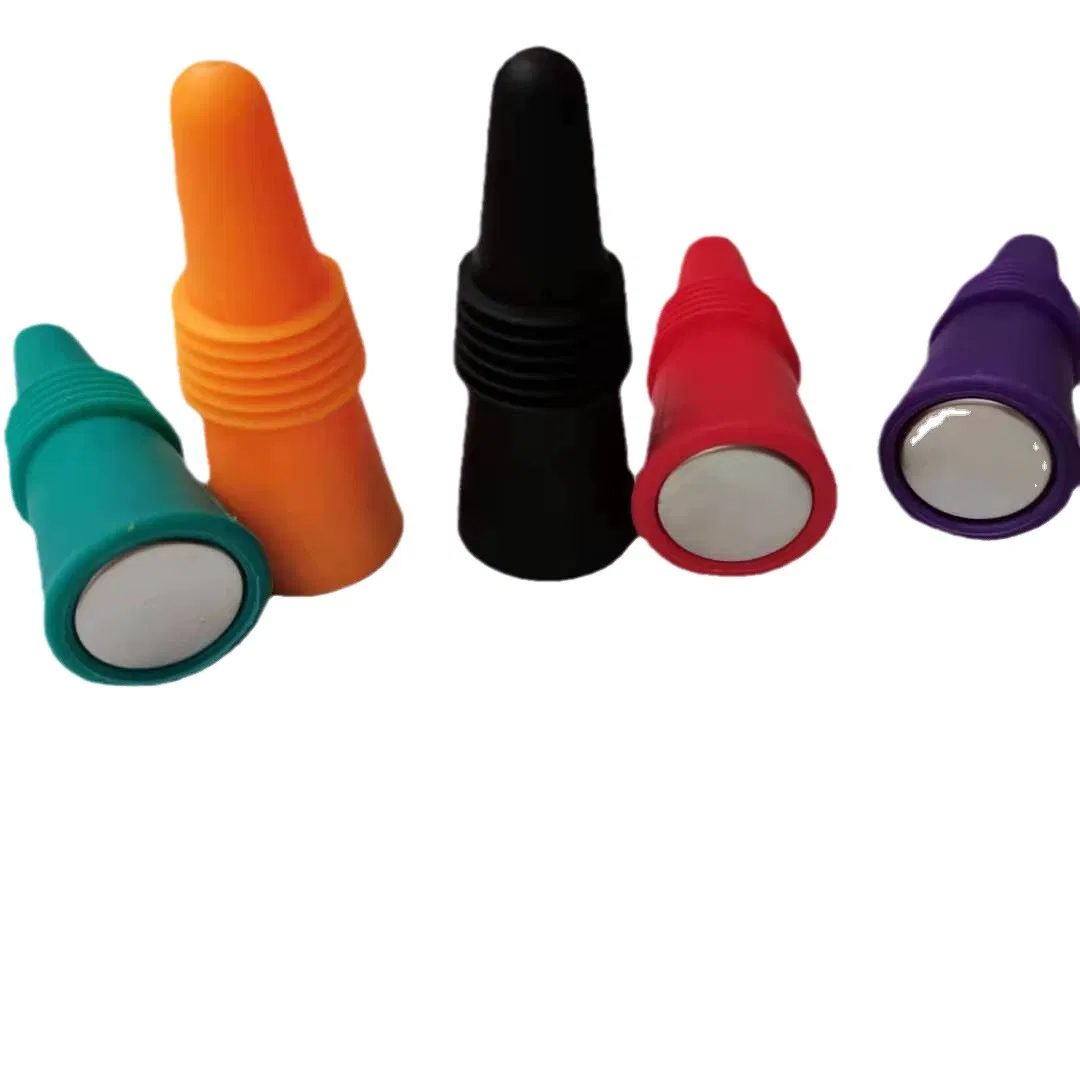 Custom Logo Creative Wine Stopper Food Grade Stainless Steel Stopper and Silicone Leakproof for Home and Gifts