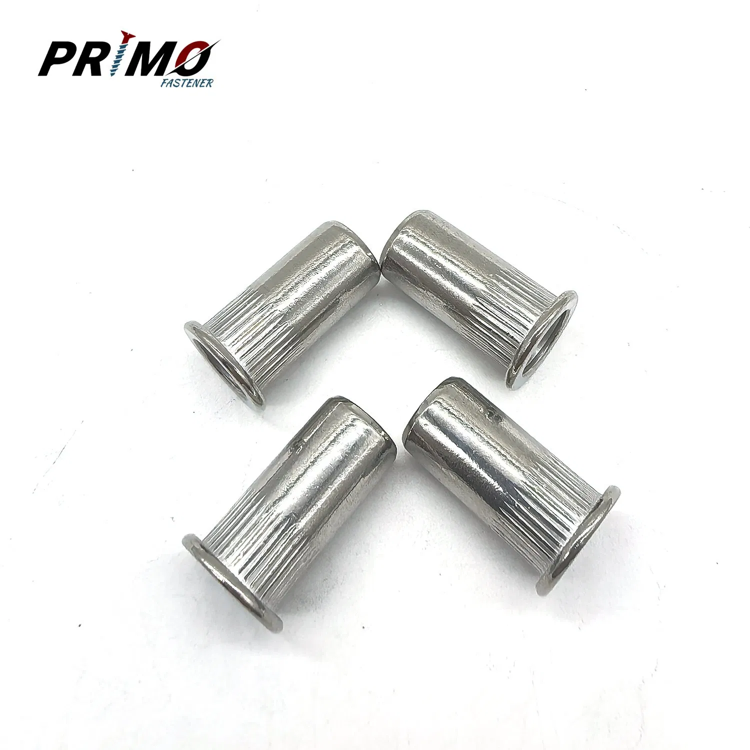 High Strength 304 Stainless Steel Flat Head M4-M12 Rivet Nut for Automotive &amp; Electronics Assembly