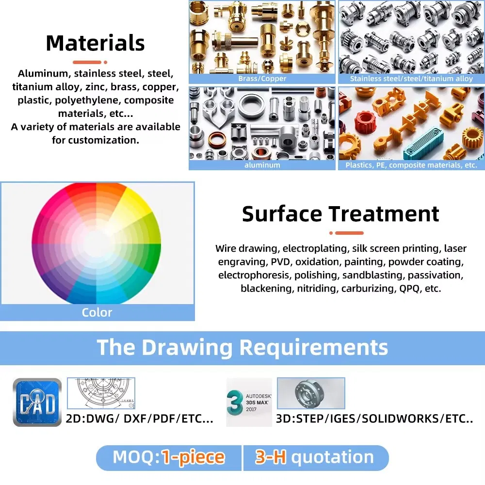 OEM Metal Fabricating Aluminum Stainless Steel Milling Turning Precision CNC Machining Part