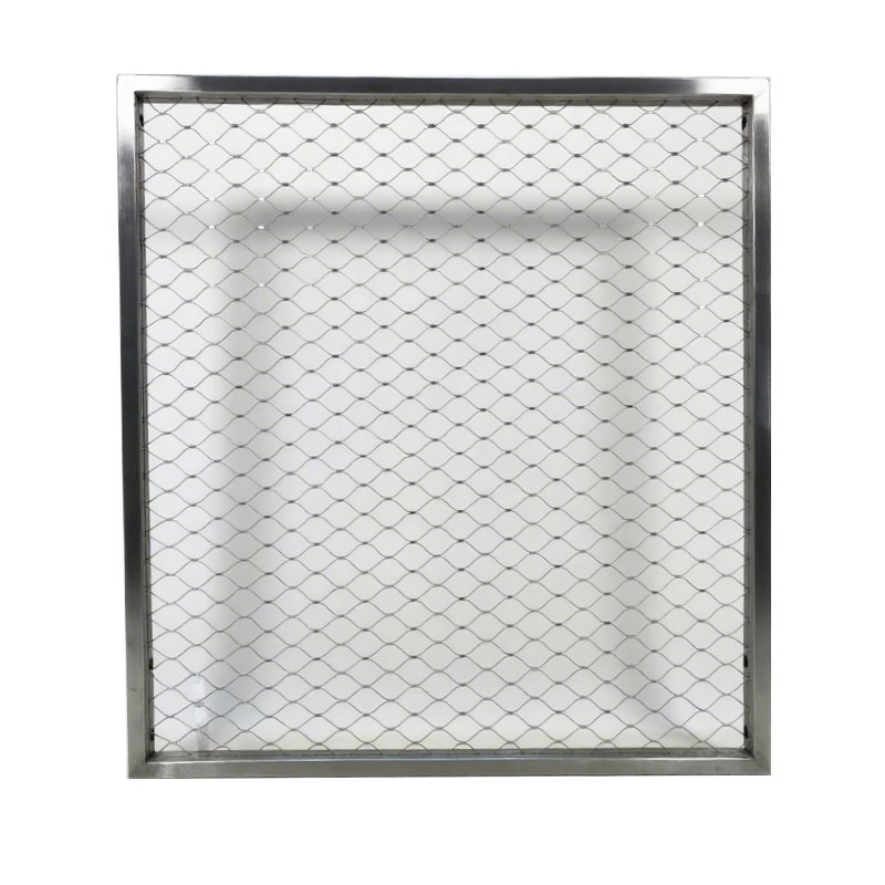 High-Strength Weather-Resistant Rust-Proof Durable Stainless Steel Cable Rope Mesh for Architectural Diamond Flexible Screen Zoo Animal Enclosure Safety Barrier
