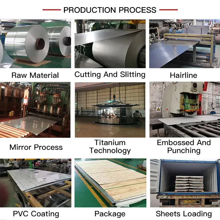 Decorative Stainless Steel Sheet Building Material 304 8K Mirror Finish Stainless Steel Sheet