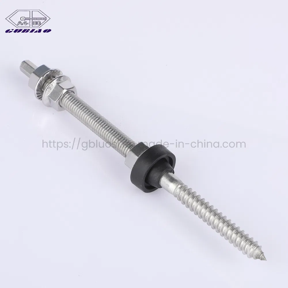 Easy Assembly High Tensile Strength 304 Stainless Steel Double Sided Threaded Stud Bolt
