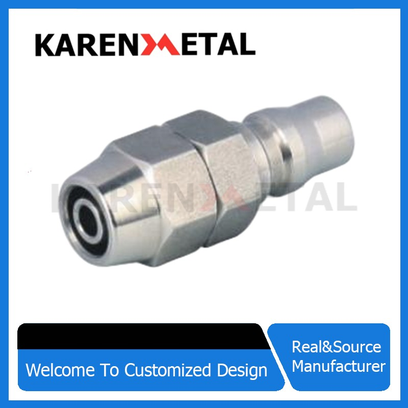 High-Pressure Resistant Factory New Fittings 304 Stainless Steel Pm Series Straight Plate Ferrule Joint Corrosion