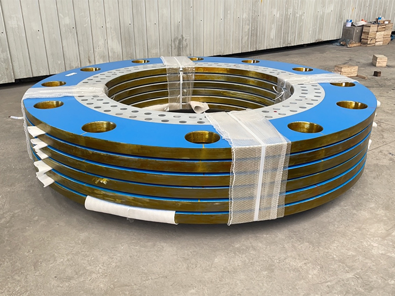 Custom Stainless Steel Aluminum Fabrication Service Ring Forging Flange Precision CNC Machine Parts for Wind Turbine Generator