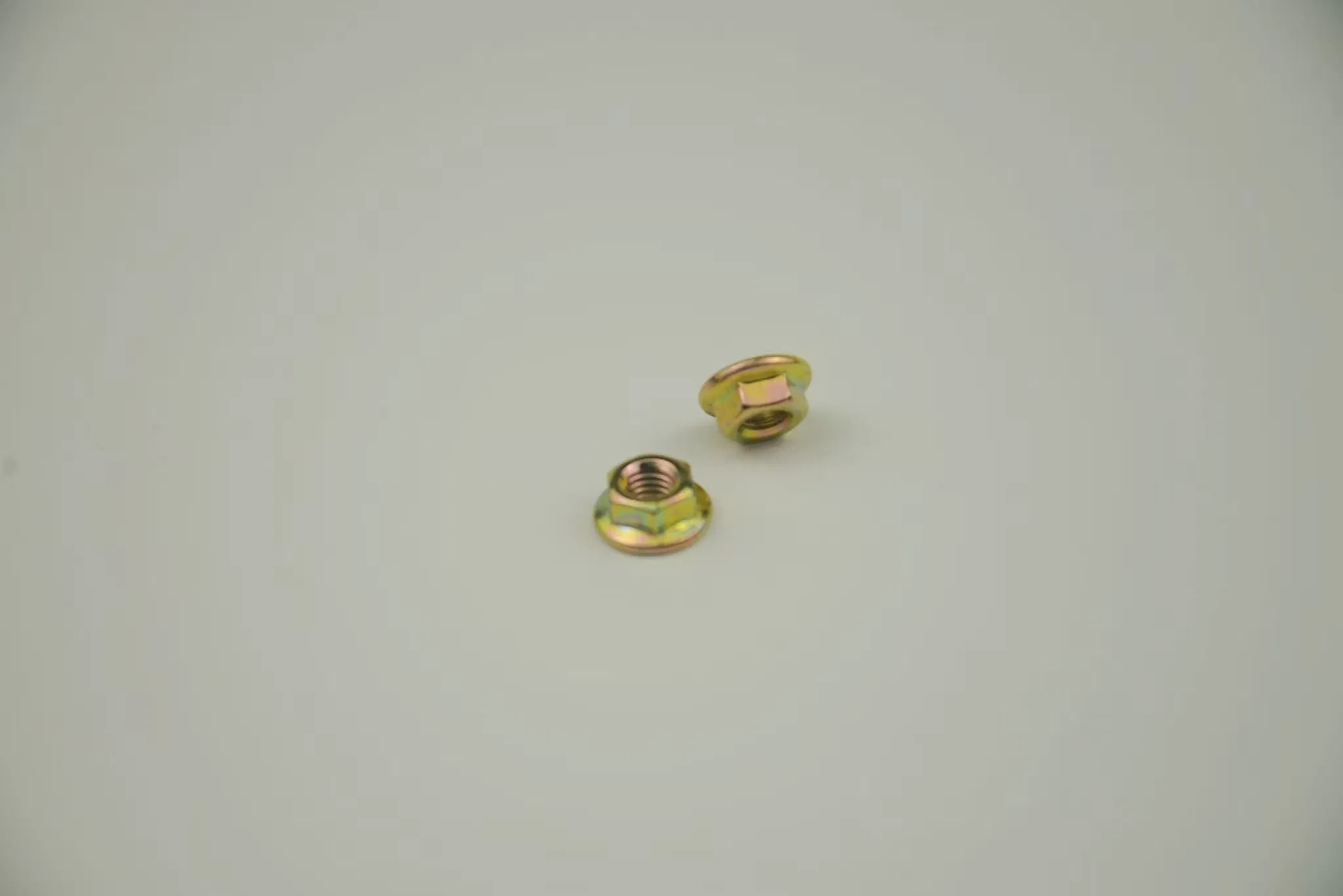 High Strength M6 Hexagonal Flange Nut in Equipment Assembly