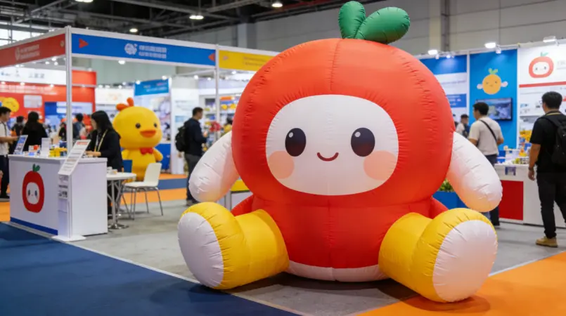 Inflatable products at trade shows and exhibitions for brand visibility