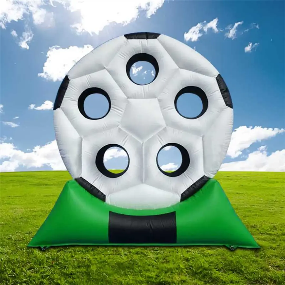 Custom Inflatable Soccer Dart Board - Play with 5 Target Holes PVC Inflatable Soccer Dart Board Exporter, Product