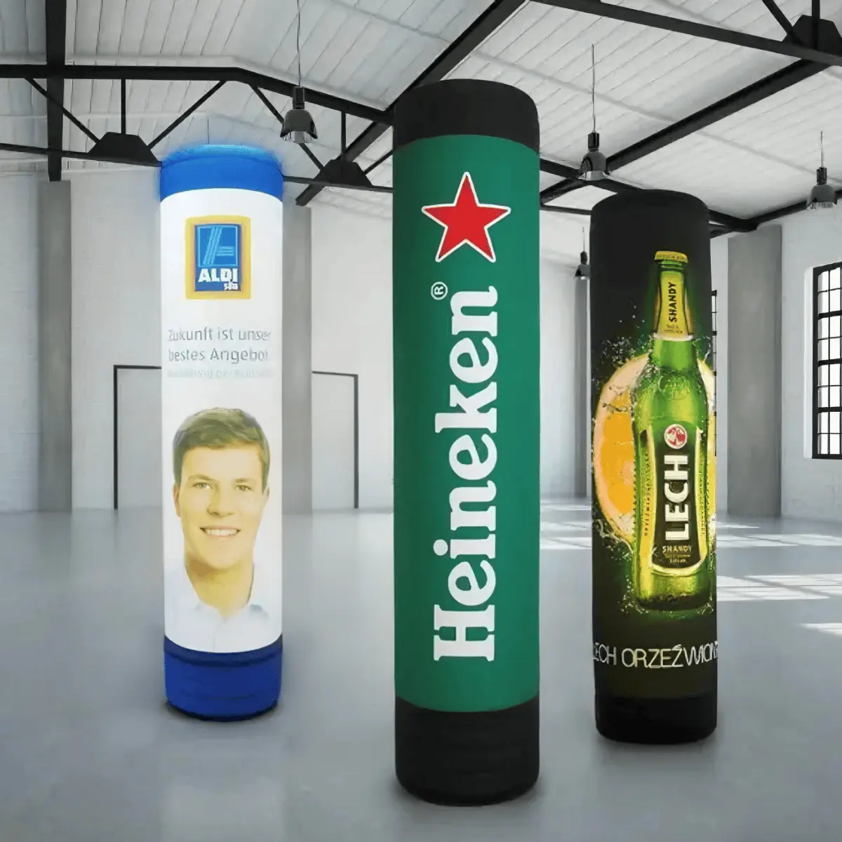 Inflatable light poles (18)