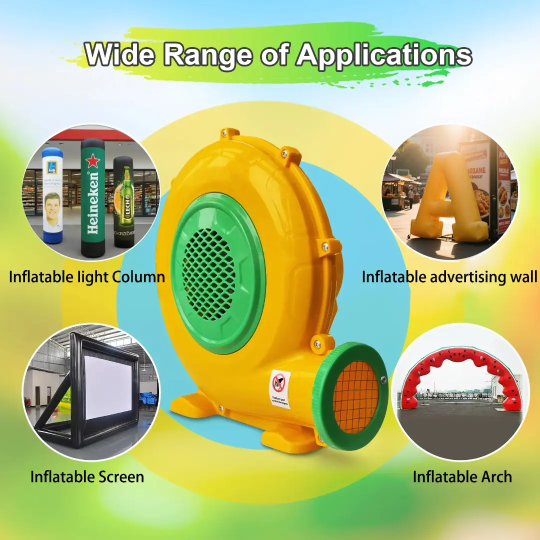 Inflatable Blower: The "energy engine" of inflatable models, convenient and efficient, one-touch setup!
