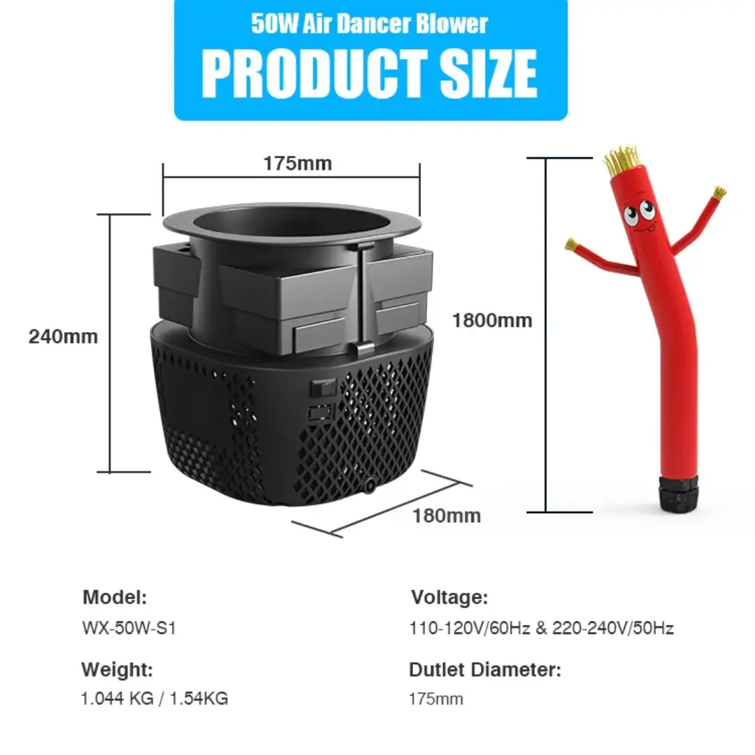 Cheap 50W Mini Sky Dancer Fan | A Powerful Combo for Business and Party Atmospheres! Factory, Products