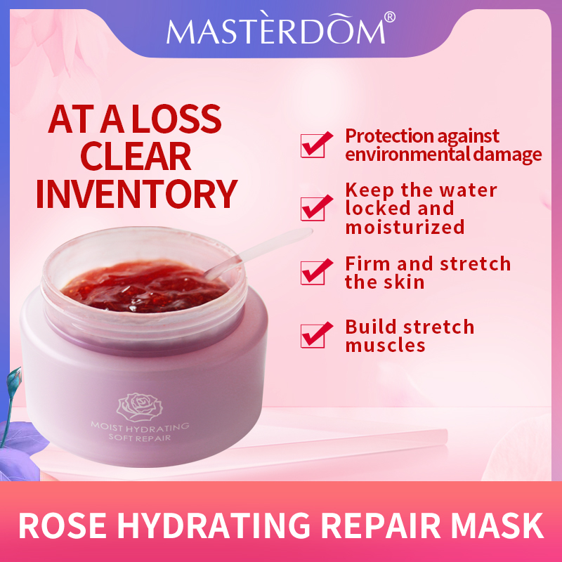 Private Label Rose Moisturizing Repairing Facial Mask Supplier, Factory