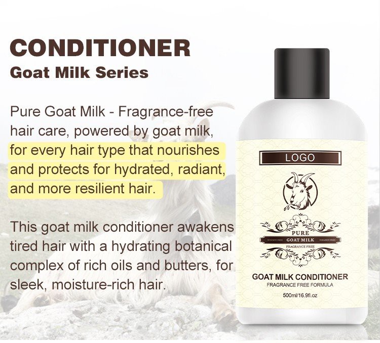 Private Label Goat Moisturizing Shampoo Factory, Odm