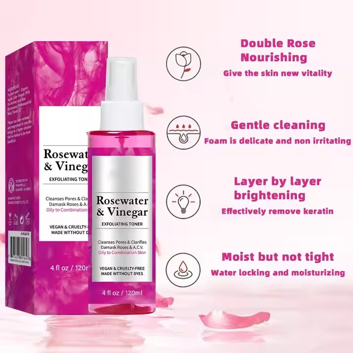 Private Label Pores Exfoliating Water Toner Spray Mist Oem, Odm