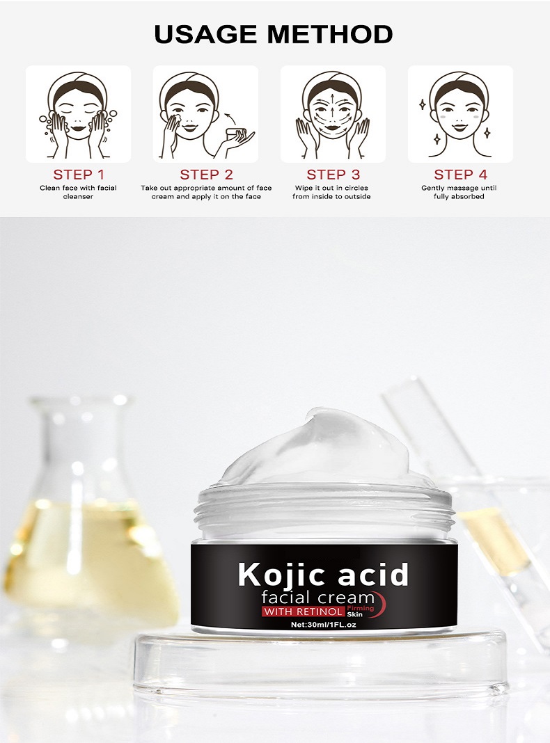 Kojic Acid Face Cream - Active Ingredients