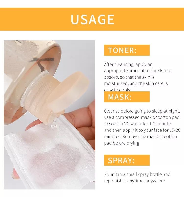 Private Label Vitamin C Face Toner Supplier, Oem