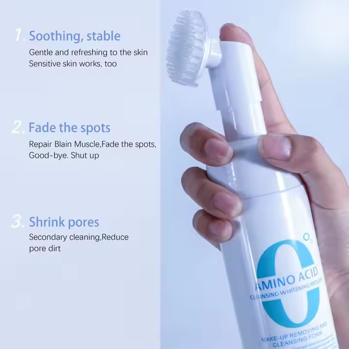 Private Label Mousse Brush Wash Cleanser Manufacturer, Bulk