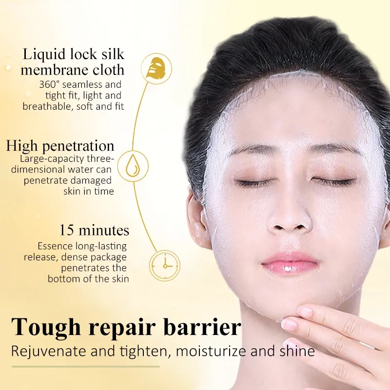 Private Label 24k Gold Collagen Facial Mask Oem, Odm