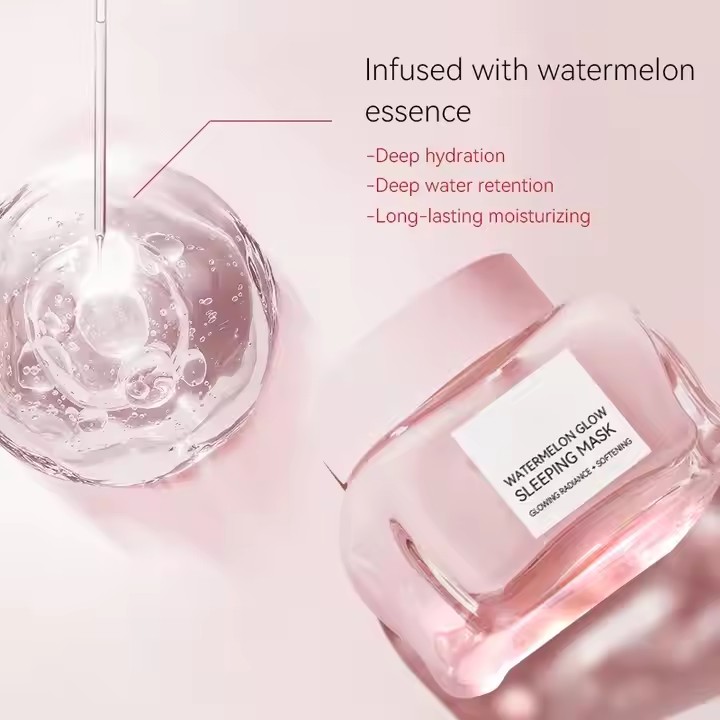 Private Label Watermelon Glow Niacinamide Face Sleeping Mask  Supplier, Oem