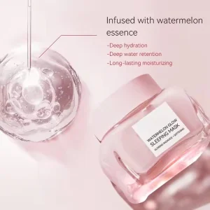 Private Label Watermelon Glow Niacinamide Face Sleeping Mask  Supplier, Oem