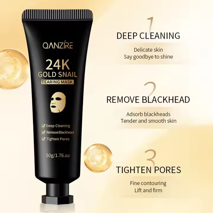 Private Label 24k Facial Gold Mask Clean Hydrating Face Mask Odm, Bulk