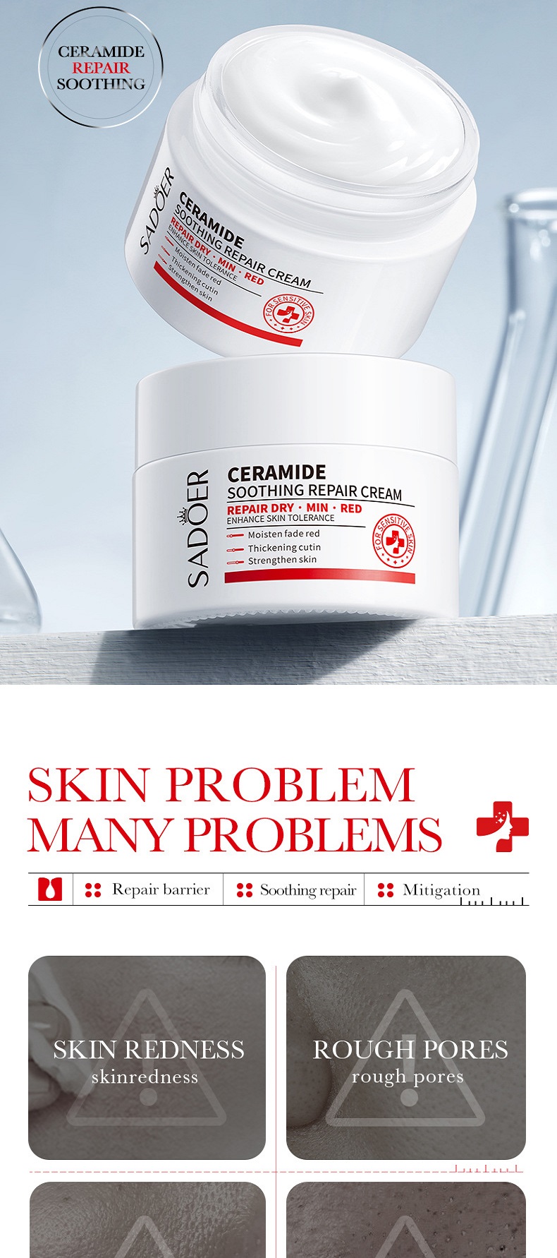 Ceramide Soothing Repair Cream View 3