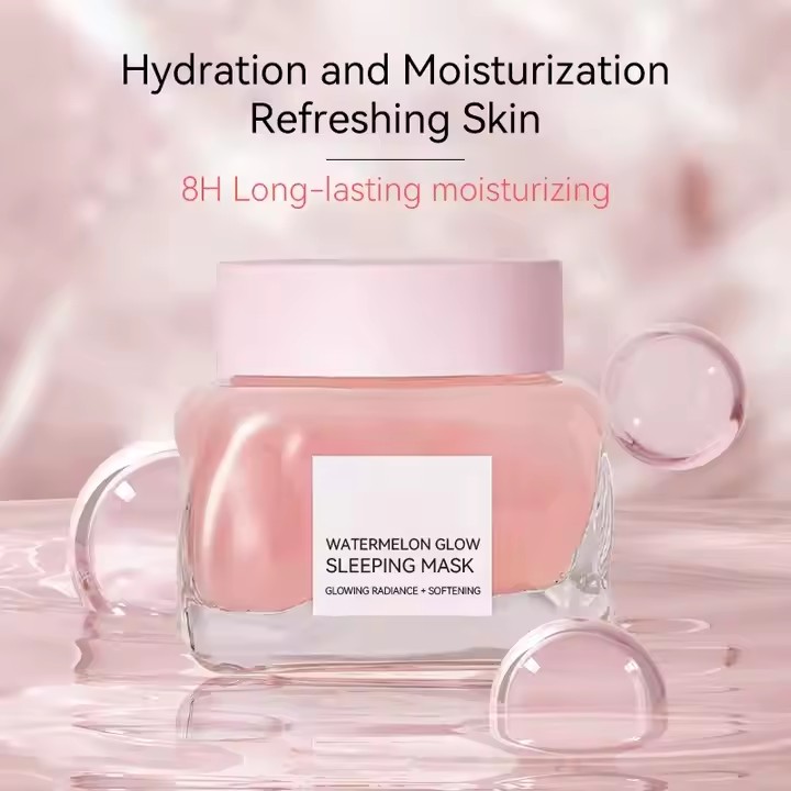 Private Label Watermelon Glow Niacinamide Face Sleeping Mask  Supplier, Oem